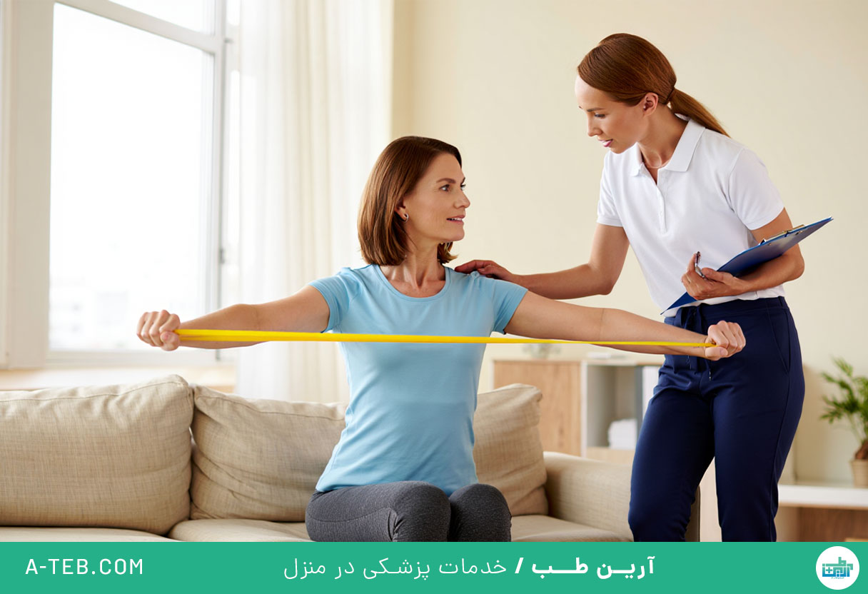 فیزیوتراپی بعد سکته قلبی در منزل