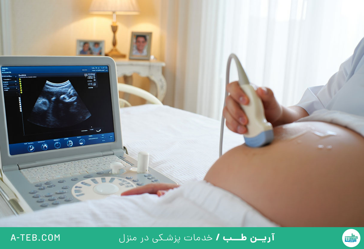سونوگرافی در منزل فرشته