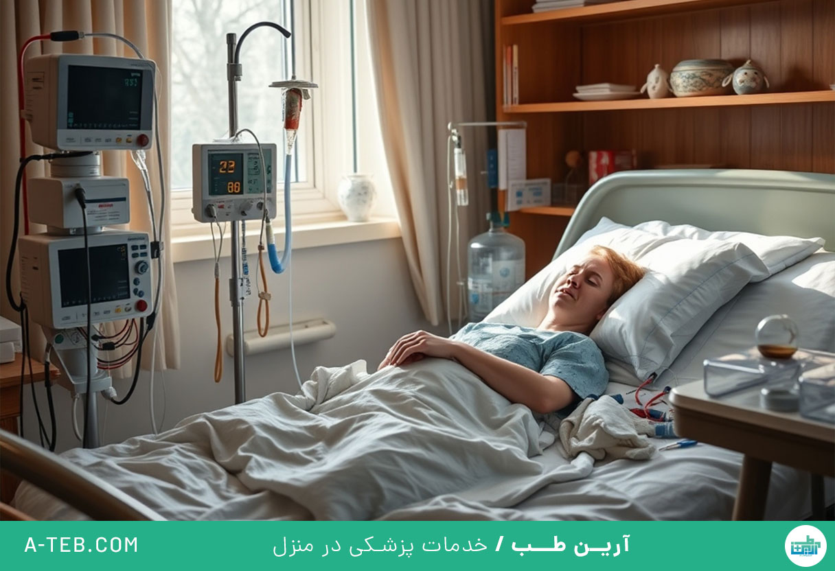 ICU و CCU در منزل شمال تهران