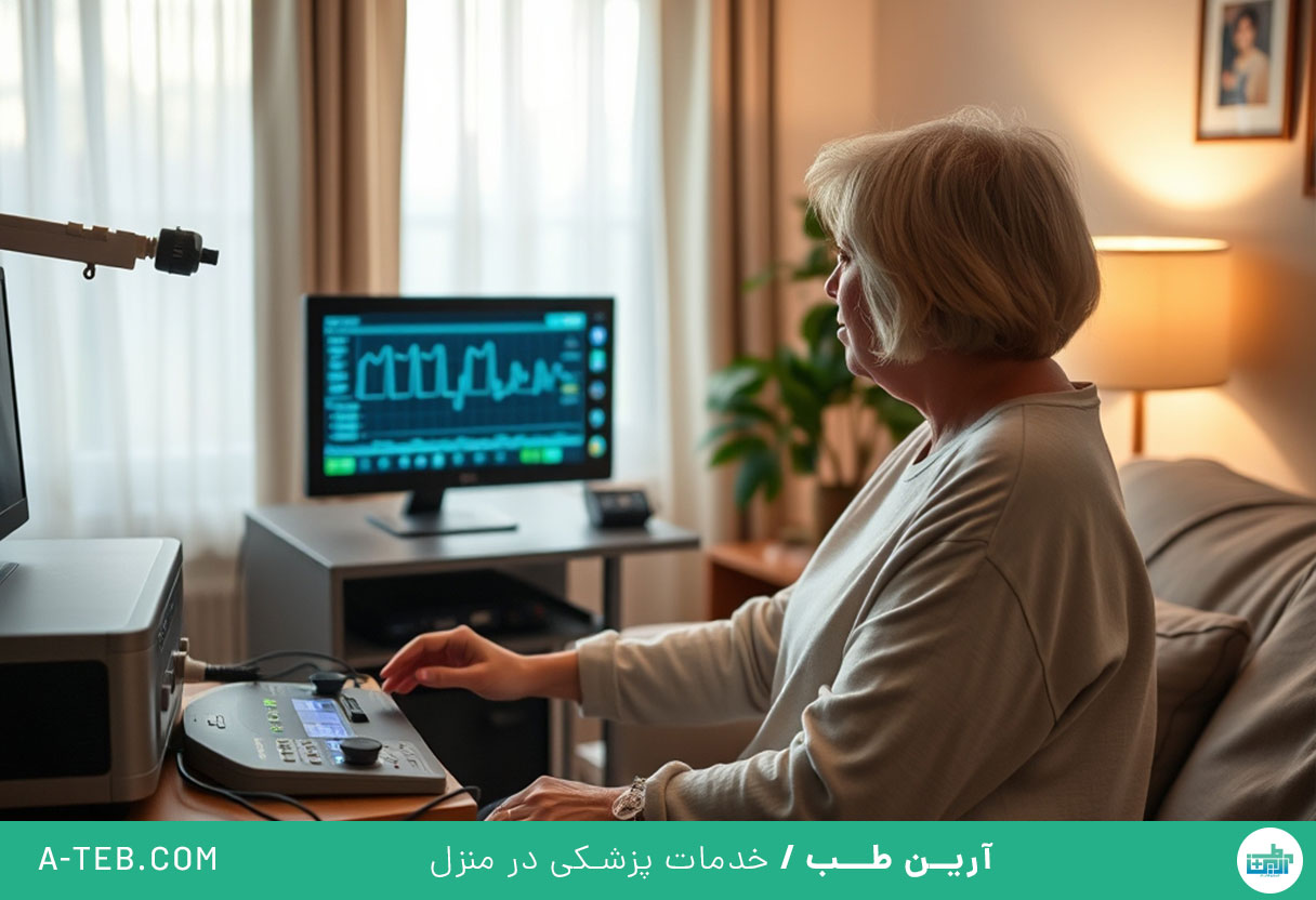 اکو قلب و نوار قلب در منزل شمال تهران