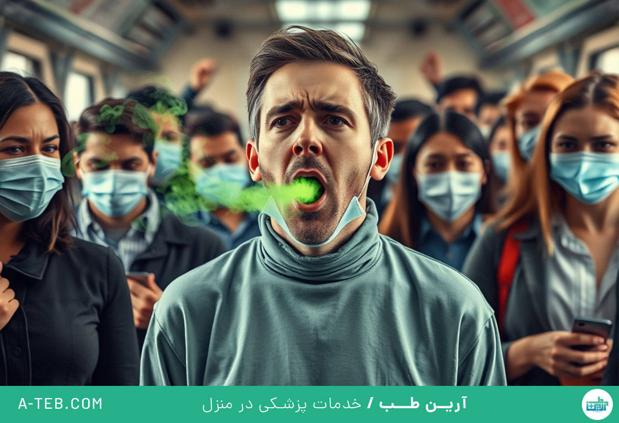 خلط پشت حلق و بوی بد دهان
