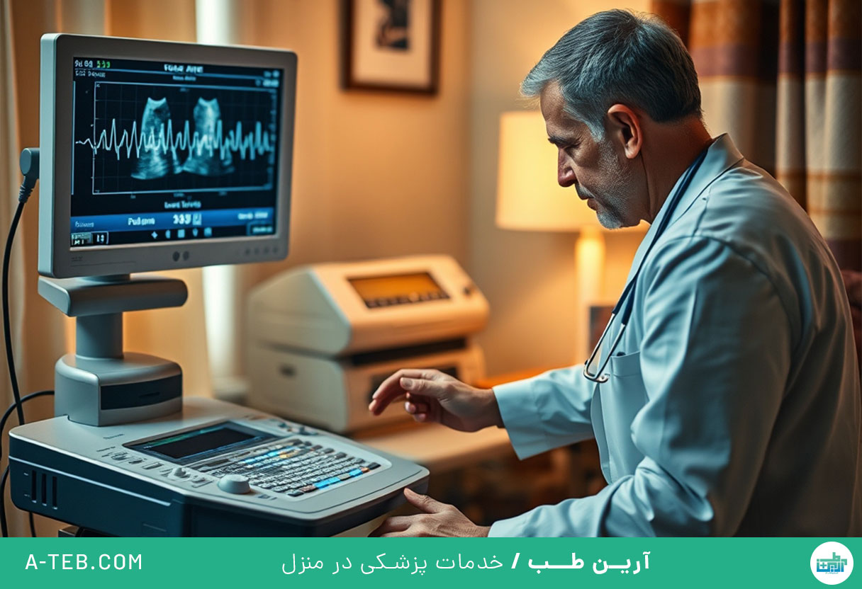 اکو قلب و نوار قلب در منزل دروس