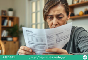 تفسیر آزمایش خون در منزل