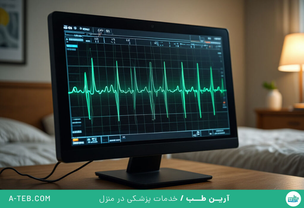 نوار قلب در منزل زعفرانیه