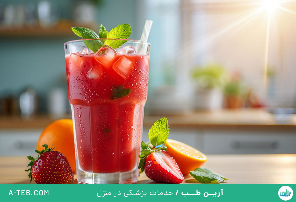 نوشیدنی سالم در تابستان