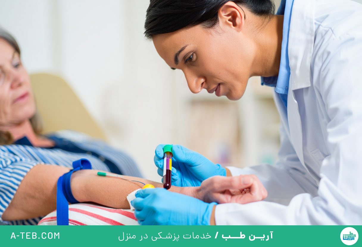 آزمایش در منزل آجودانیه