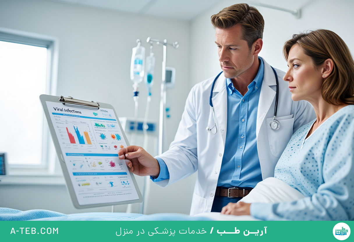 تفاوت عفونت ویروسی و باکتریایی