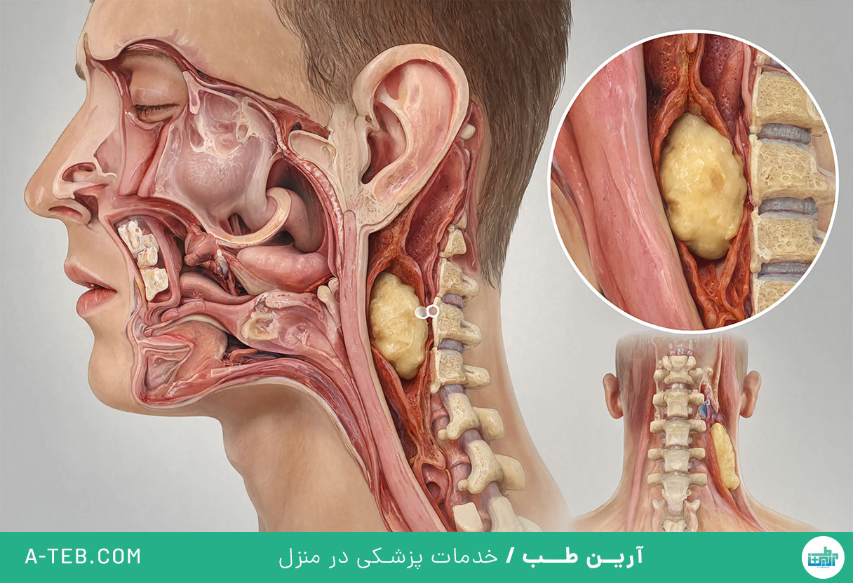 آبسه پشت حلق
