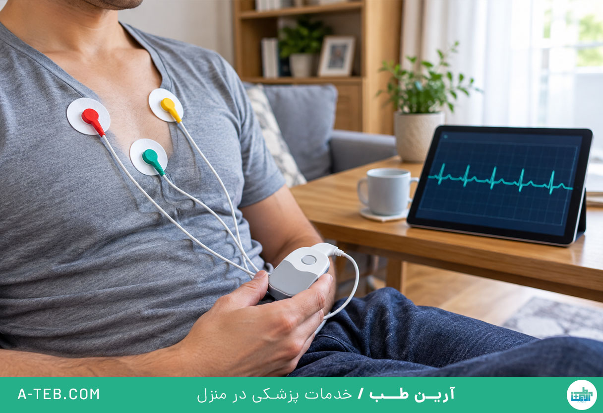 نوار قلب در منزل گیشا