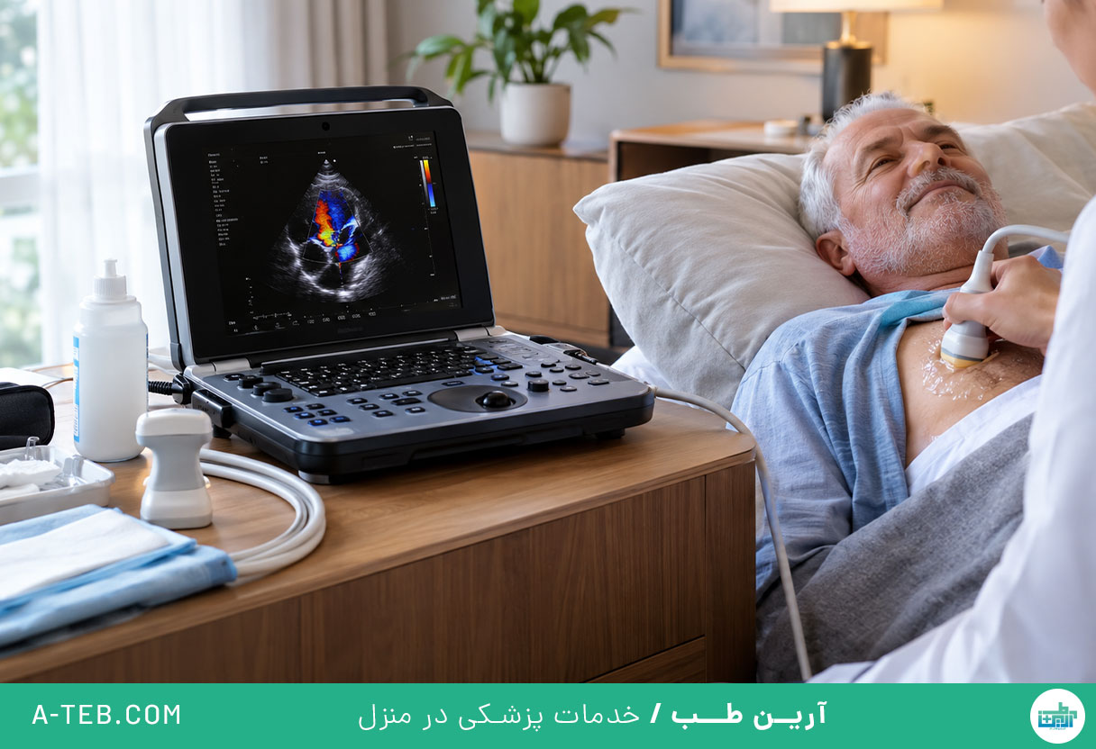  اکو قلب در منزل اکباتان