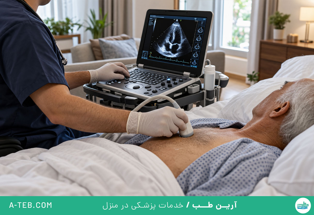 اکو قلب در منزل فرشته