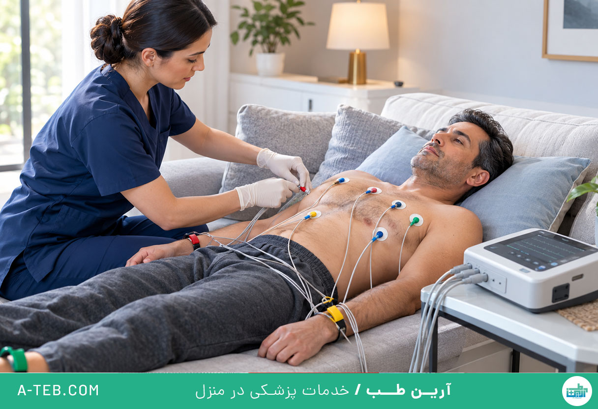 نوار قلب در منزل شهر زیبا
